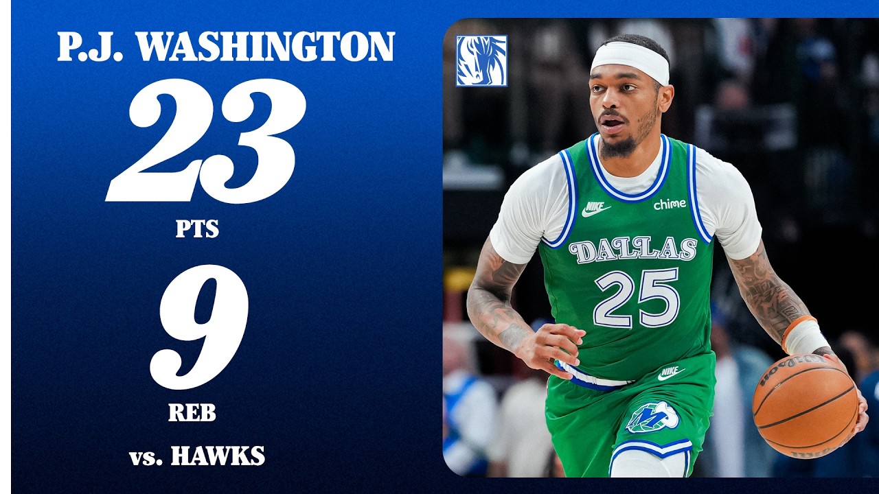 P.J. Washington (23 PTS 9 REB) vs. Atlanta Hawks | March 18, 2026