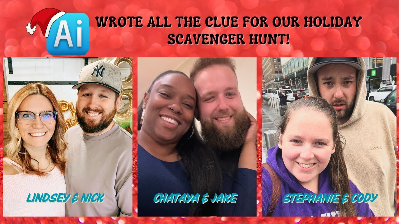 AI Wrote ALL the riddles for our holiday SCAVENGER HUNT!