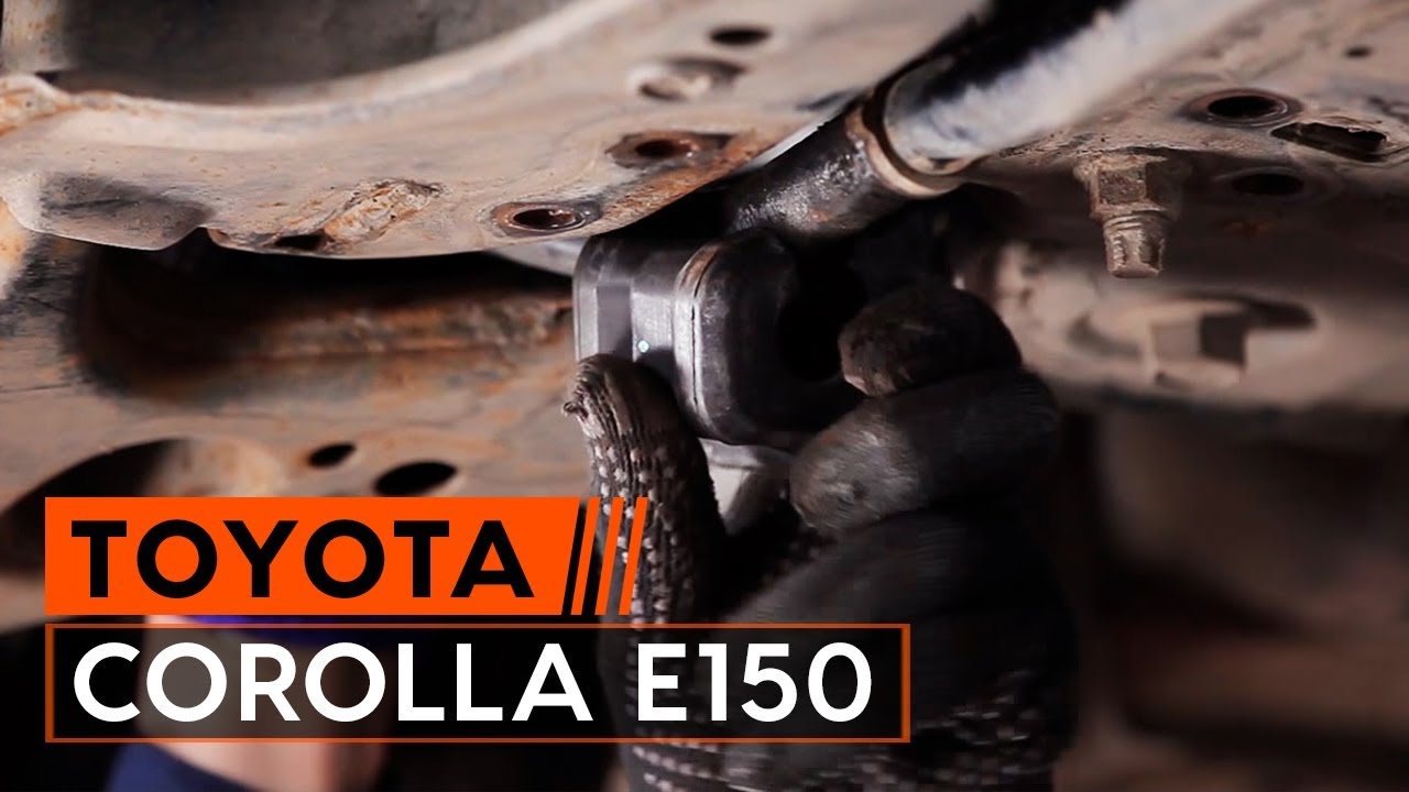 Como trocar casquilho da barra estabilizadora dianteira TOYOTA СOROLLA E150 Sedan [TUTORIAL AUTODOC]