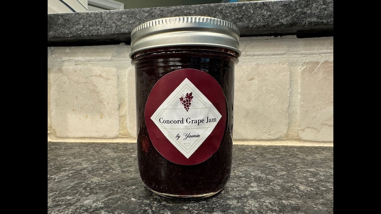 How to Make Concord Grape Jam | From Grapevine to Jar, Step by Step | The Best Concord Grape Jam!