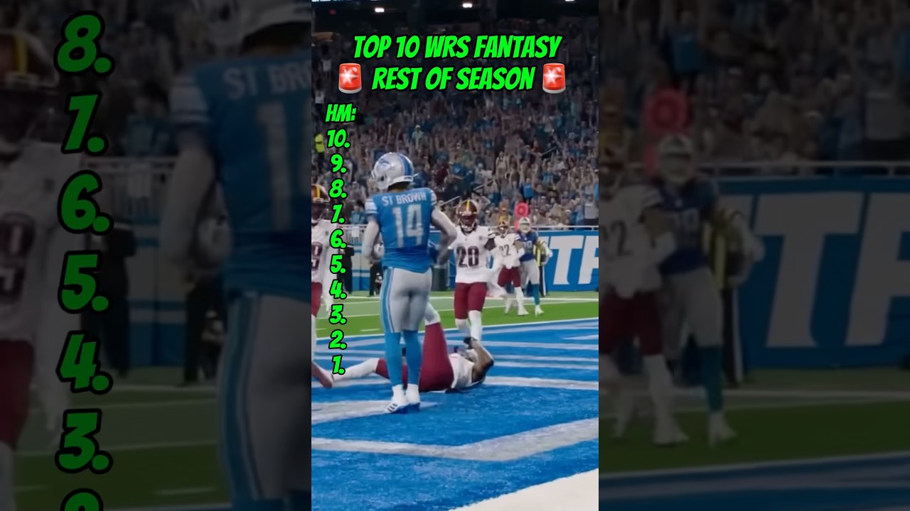 10 лучших ресиверов в фэнтези-футболе: остаток сезона ✅