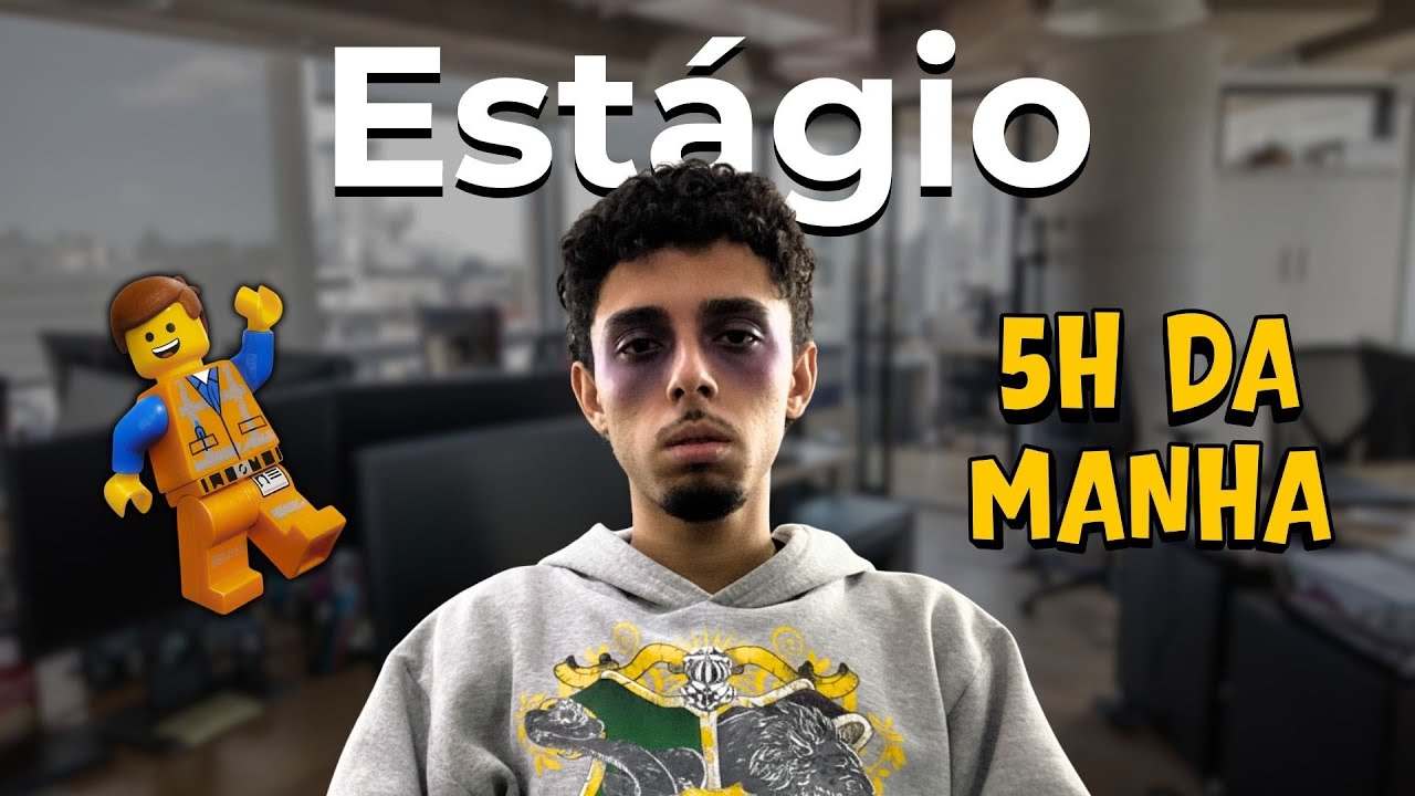 MINHA ROTINA DE ESTAGIÁRIO ACORDANDO AS 5H DA MANHÃ!