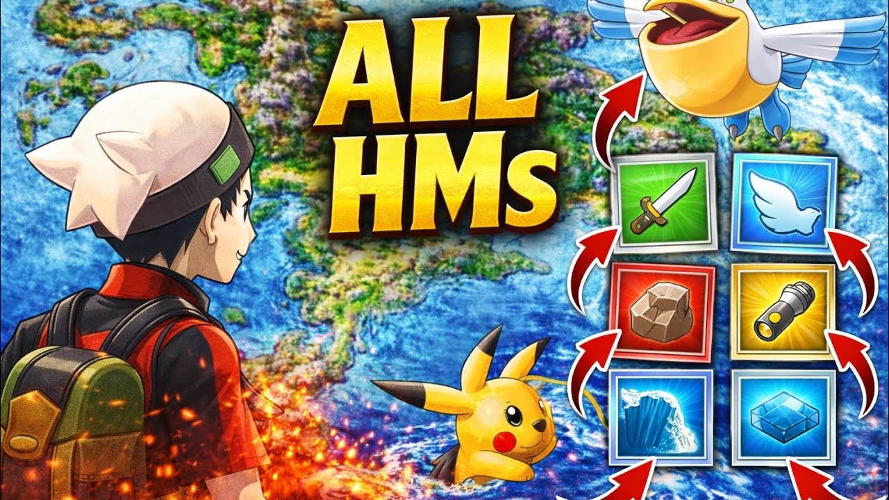 Pokemon Ruby – All HM Locations (Complete Guide)