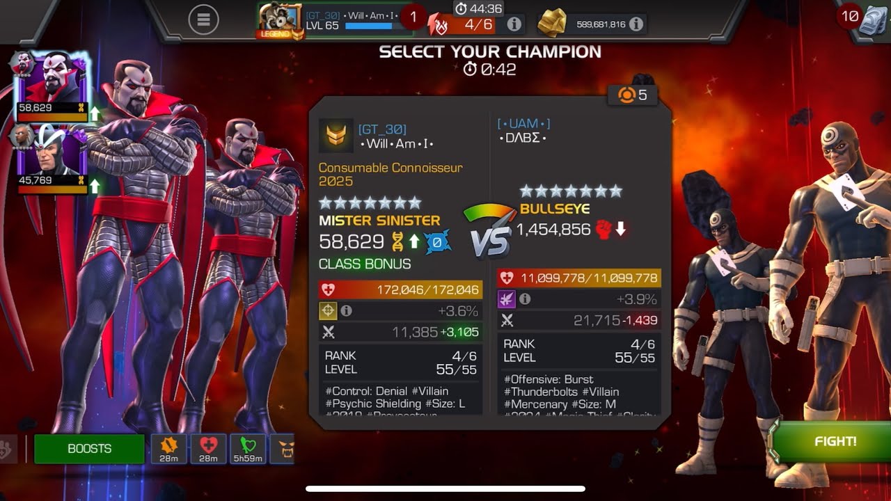 Bigger Thing Season W10. Mr. Sinister vs Bullseye on Node 5