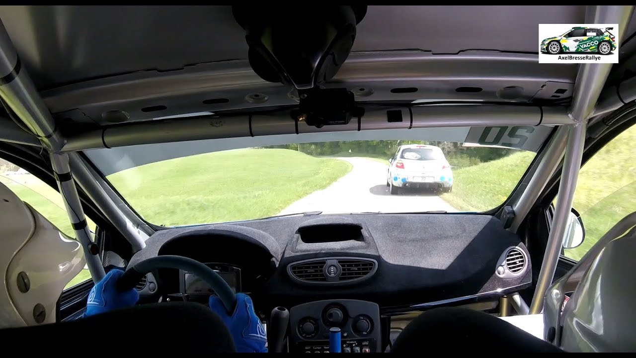 Rallye Ain Jura 2018 - ES4 - Le Poizat - Lachat - Brenod - Clio R3 - Caméra Embarquée
