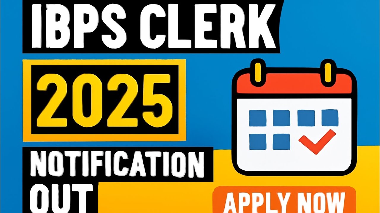 Ibps clerk notification 2025 in full details | 2025 Customer service associate bank exam 2025 detail