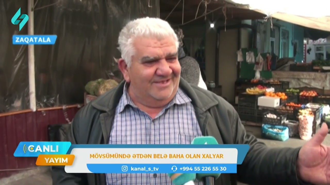 Mövsümündə ətdən belə baha olan xalyar | Canlı Yayım