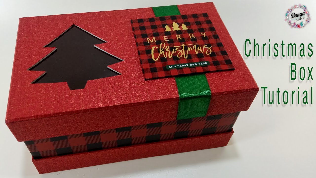 Diy Christmas box | Christmas gift | Christmas hampers | Box tutorial | Box natal | Hampers natal