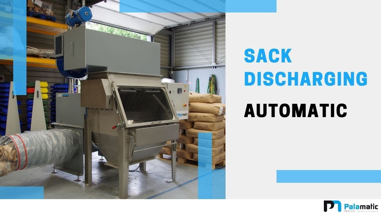 Sack discharging - Semi automatic sack discharging station Ergotip® | Palamatic Process Inc.