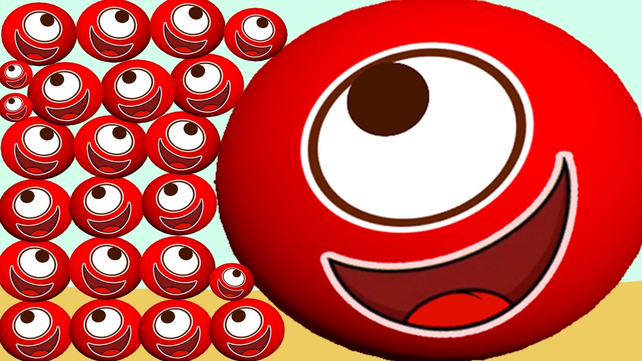 Hungry Balls Fails vs Pro Tricks (Level 350 - 375) Android/iOS Gameplay Walkthrough