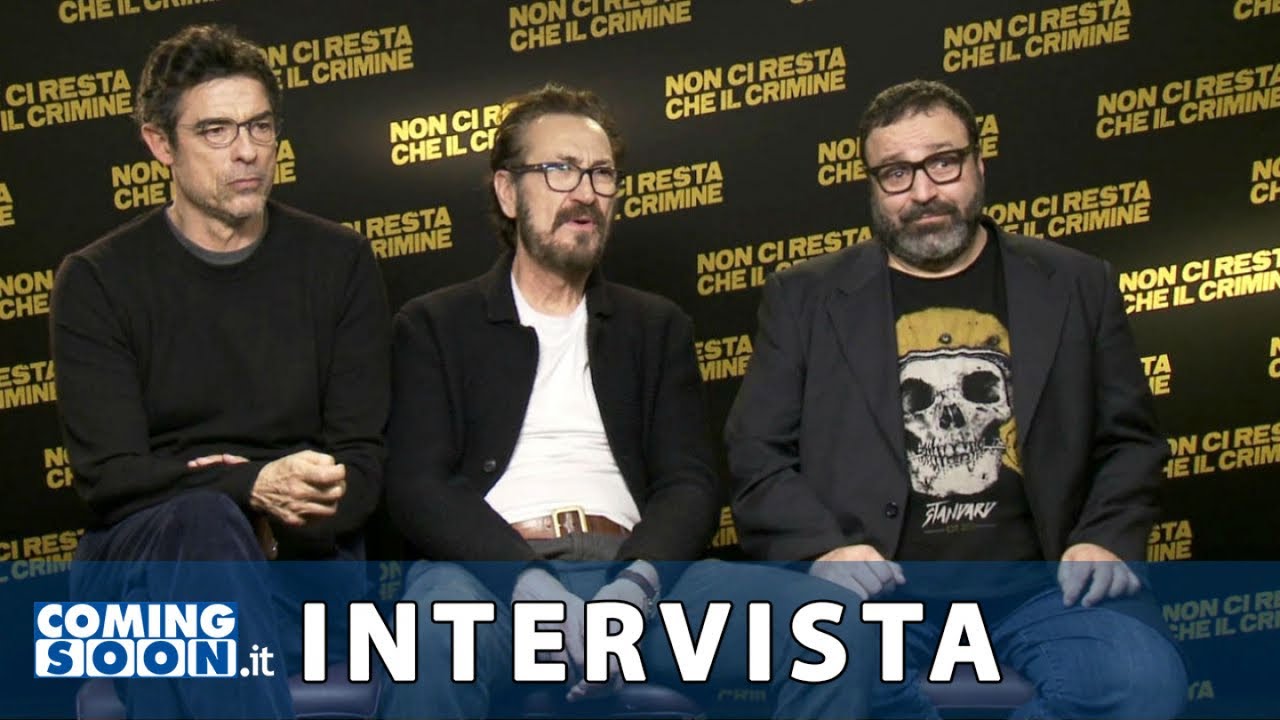 Non ci resta che il crimine: Massimiliano Bruno, Alessandro Gassmann e Marco Giallini - Intervista