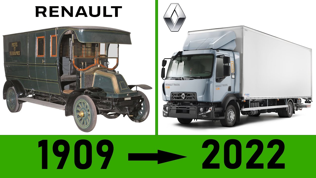 Renault Trucks Evolution 2022 تطور شاحنات رينو من 1909 الى
