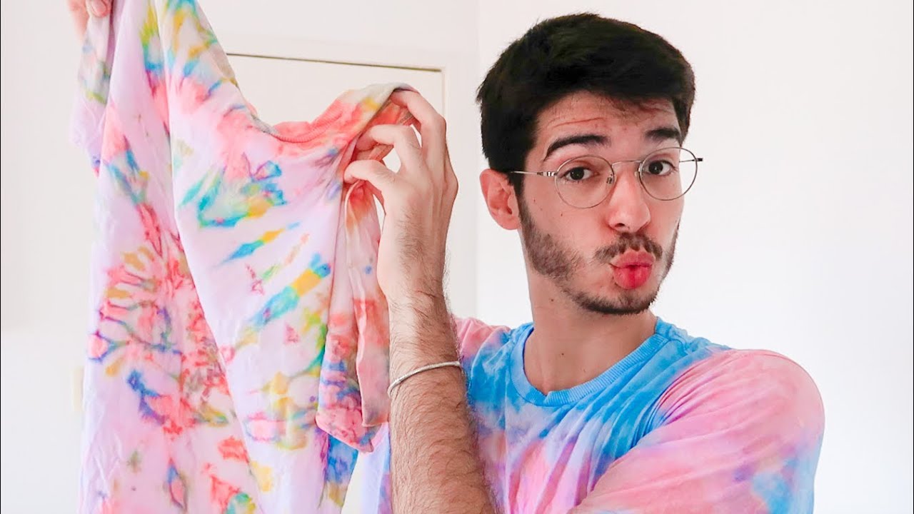 FIZ TIE DYE DE NOVO POIS NÃO TO PRA GRACINHA *agora vai...*