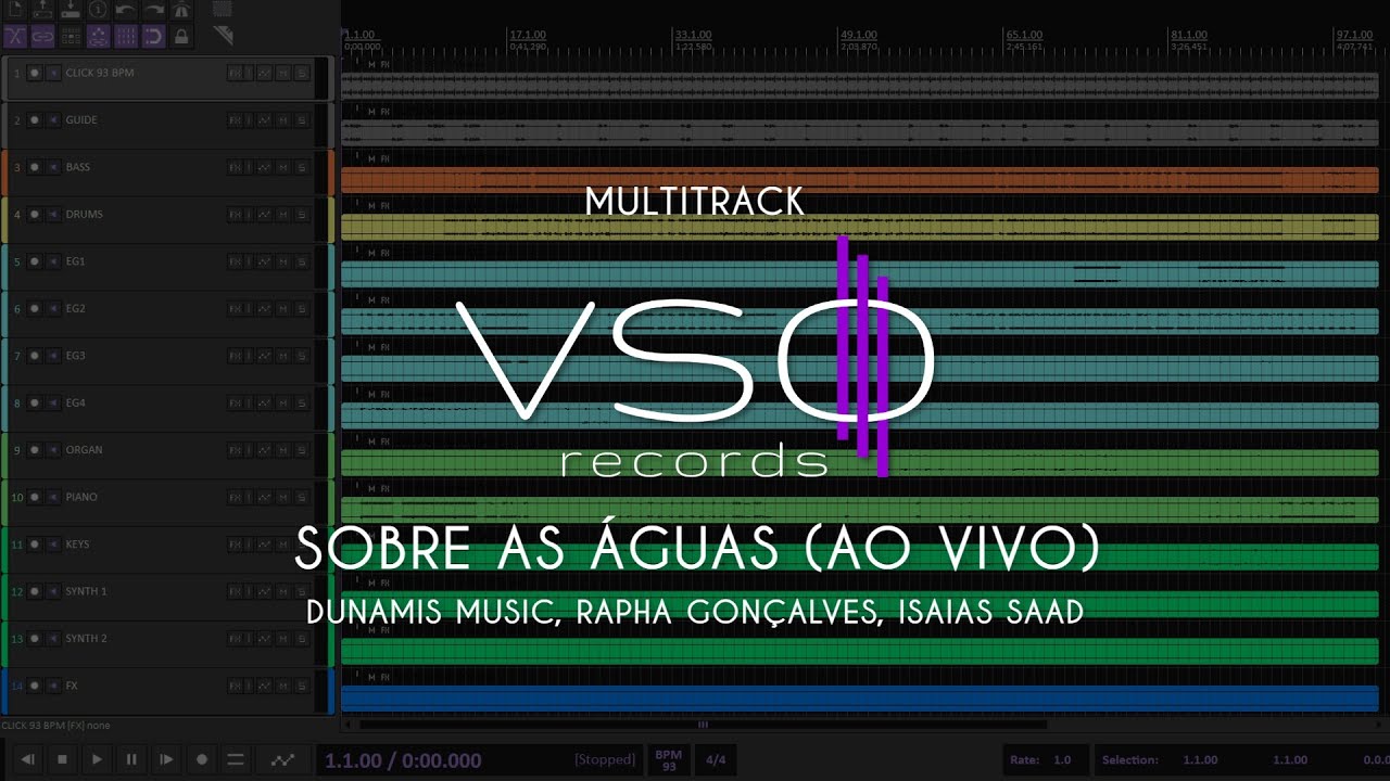 MULTITRACK - Sobre as Águas (Ao Vivo) - Dunamis Music, Rapha Gonçalves, Isaias Saad