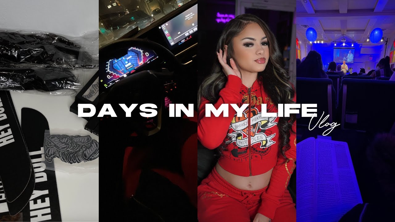 Days in my life vlog| unboxing inventory, Sunday service, hair promos, packing orders