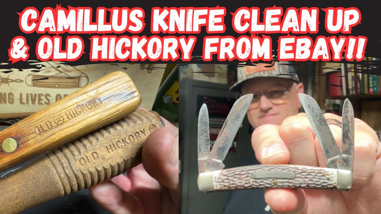 Camillus KNIFE Clean UP + Old Hickory from eBay!