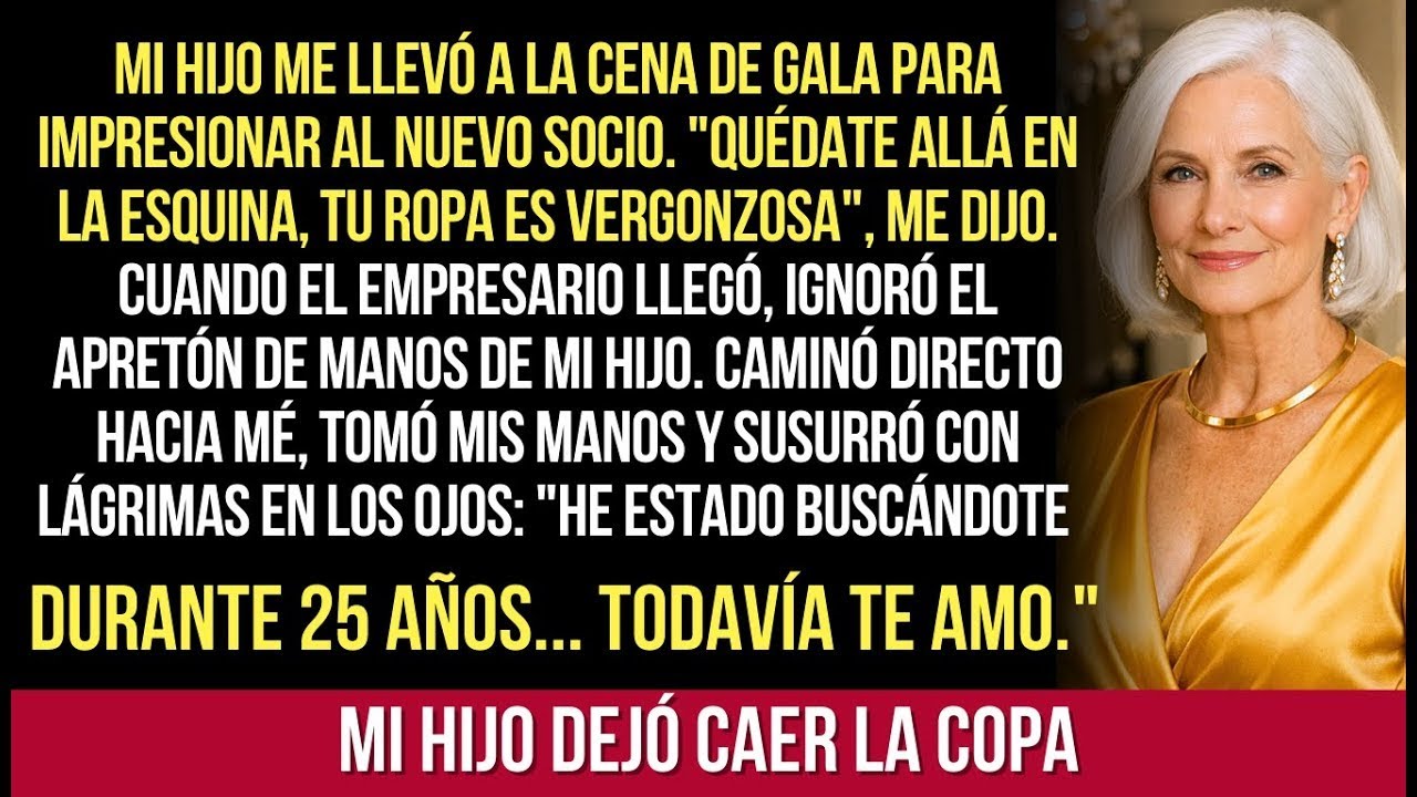 Mi Hijo Me Escondió En La Fiesta. El Dueño De La Empresa Me Encontró y Dijo: 