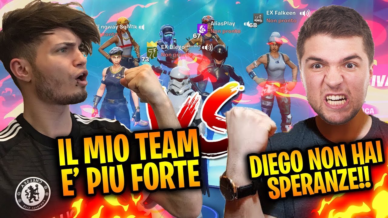 TEAM ALIAS VS TEAM DIEGO! FINALMENTE LA SFIDA DEL SECOLO! MA VENIAMO ACCUSATI DI...!😱😡