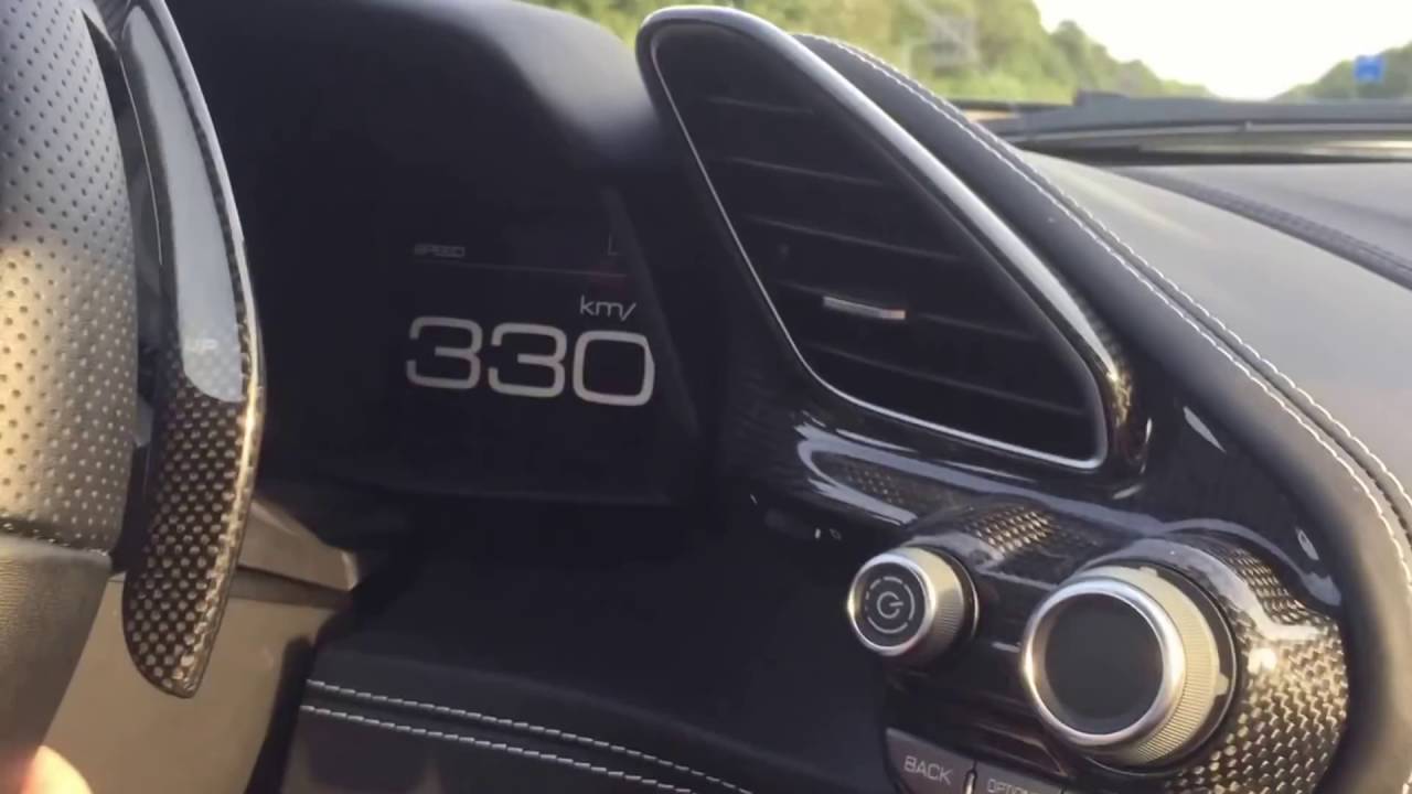 Ferrari 488 GTB Top Speed 341km/h