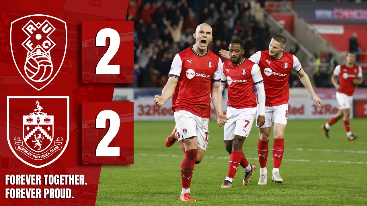 🗽 ROTHERHAM UNITED 2 - 2 BURNLEY 🔵 | Official Sky Bet Championship highlights 📺