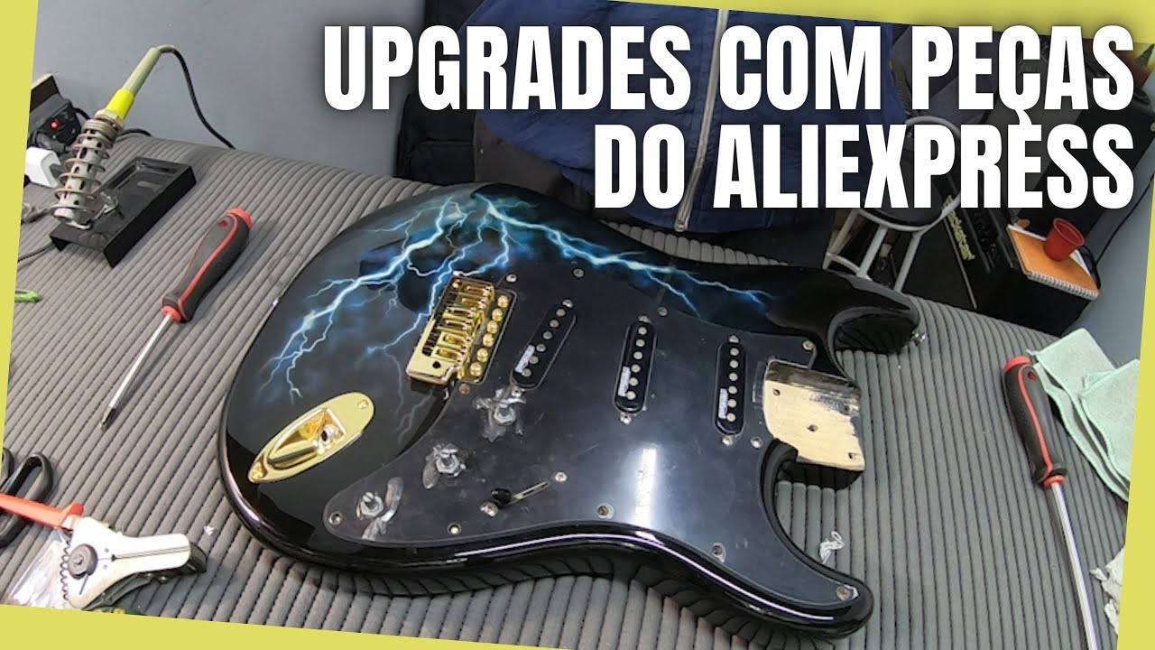 Stratocaster Eagle TROCOU DE ROUPA! Ponte Wilkinson do Aliexpress é uma boa?
