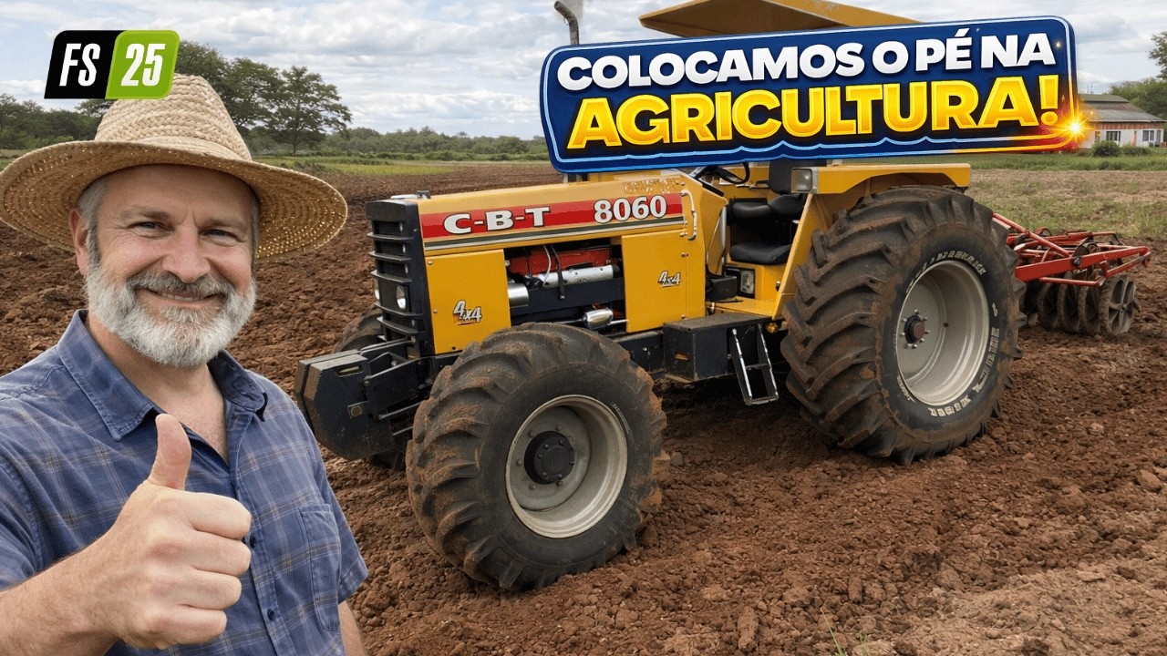 VIDA NO SUL #35 &ndash; COLOCAMOS O P&Eacute; NA AGRICULTURA! COM O CBT 8060 4X4 CHEGOU