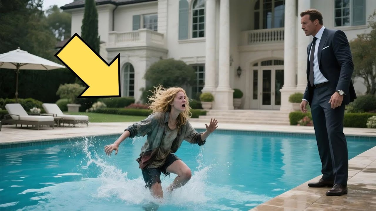 Poor Girl Dived Into a Pool for Help—Unaware It Belonged to a Billionaire CEO