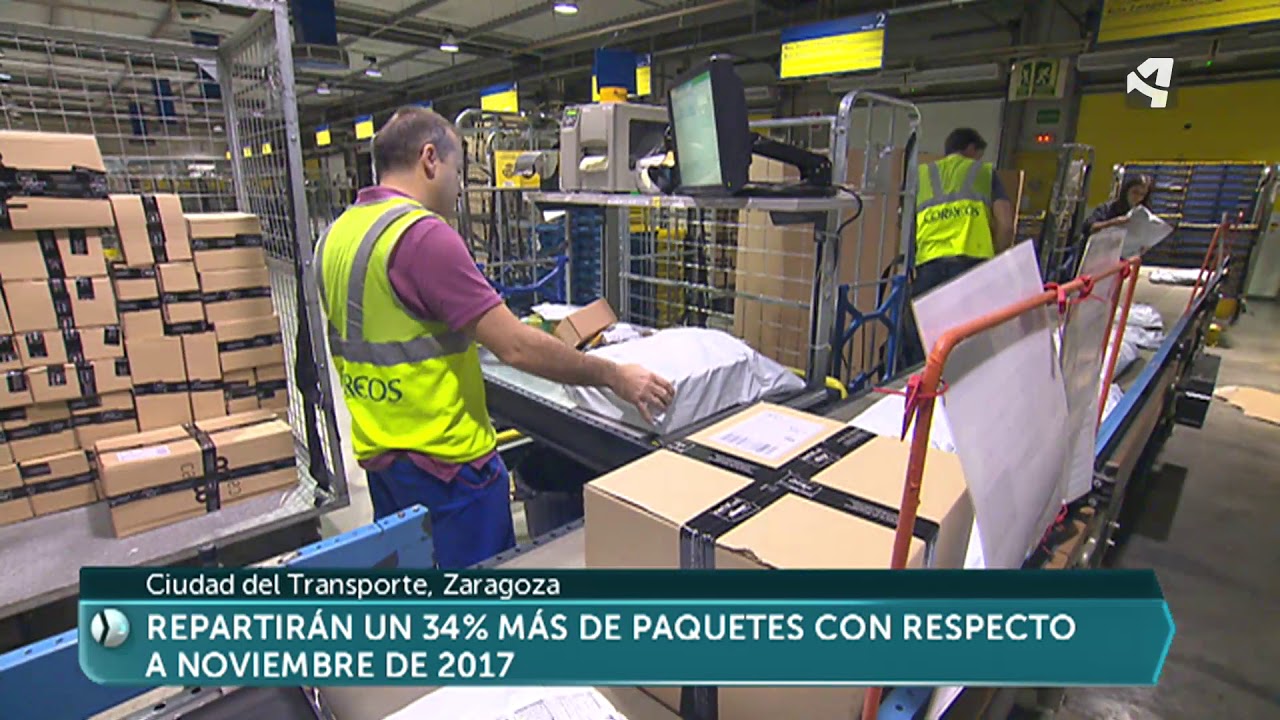 Correos desbordado de trabajo por el Black Friday