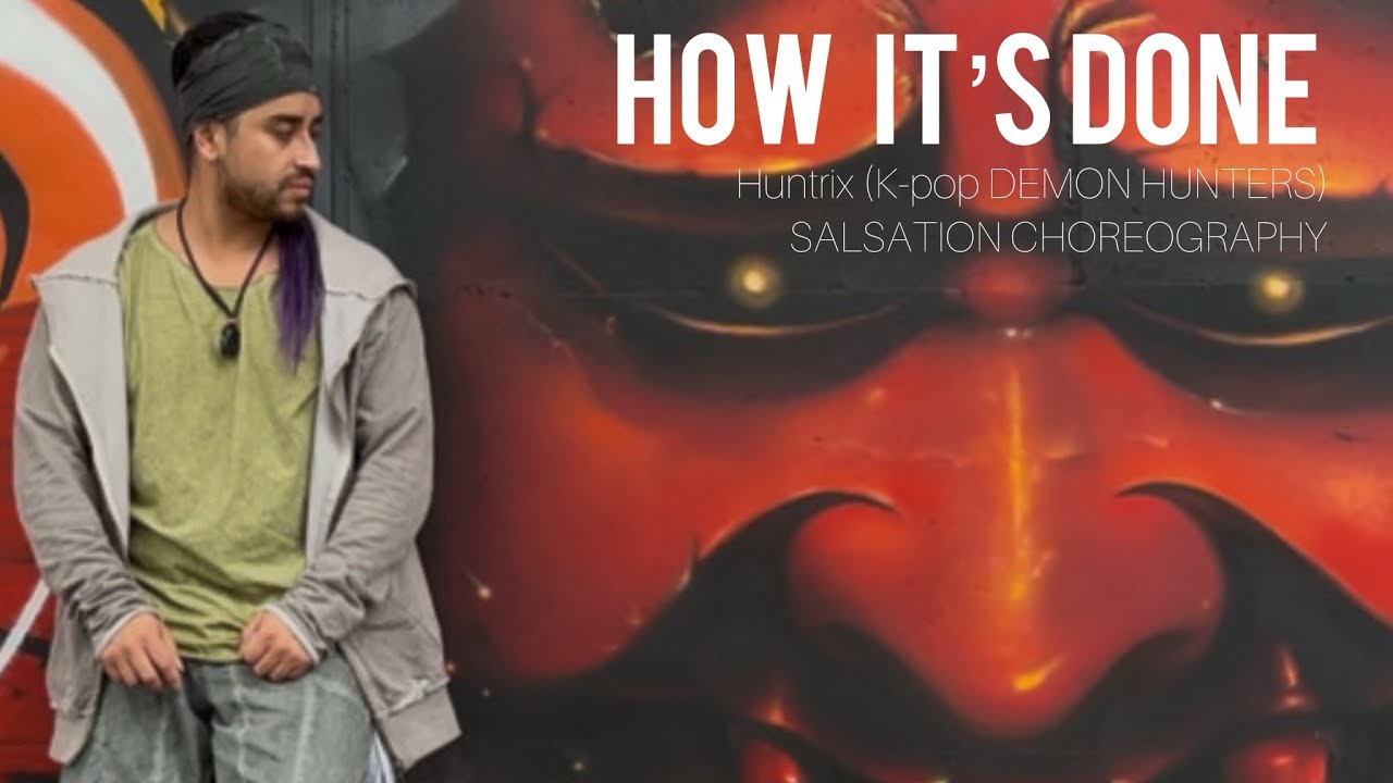 HOW IT’S DONE- HUNTRIX  (SALSATION CHOREOGRAPHY) #salsation #huntrix #kpopdemonhunters 