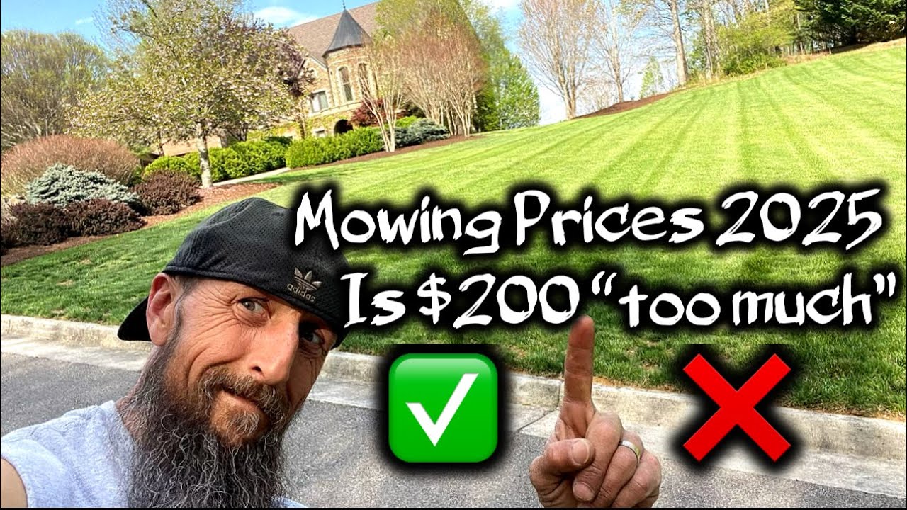 Mowing Grass for $200 x 32 weeks =6,400 year (9 example yards)