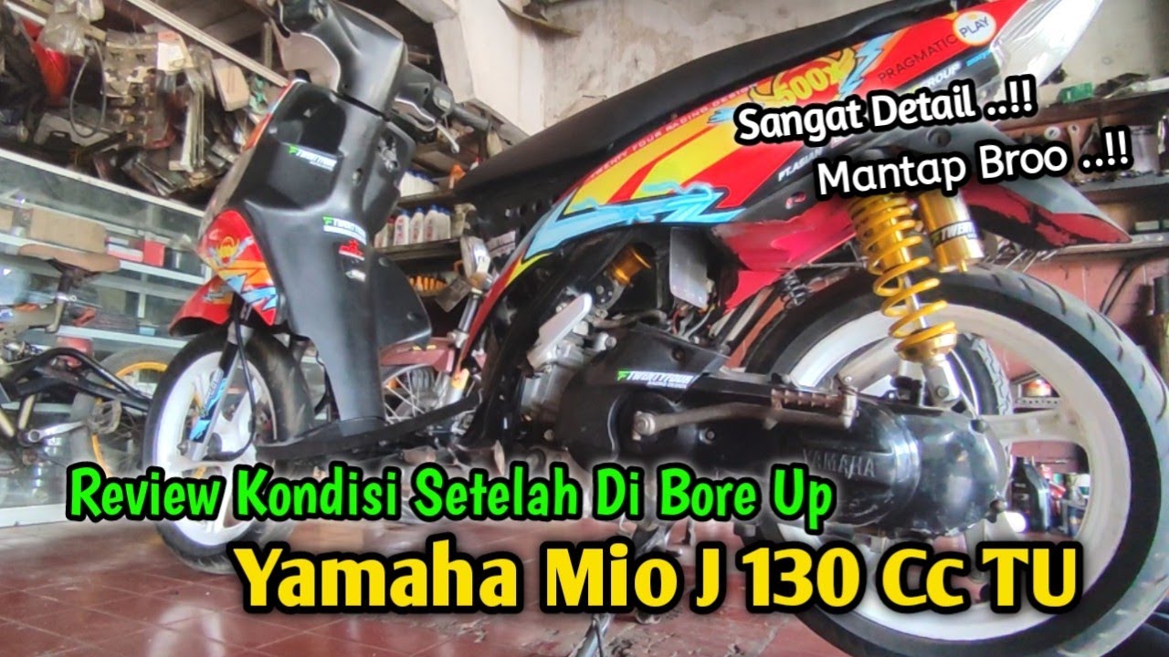 Review Yamaha Mio J 130 cc TU Mode Rode Race | Kondisinya Begini Gaes || #boreup #matic
