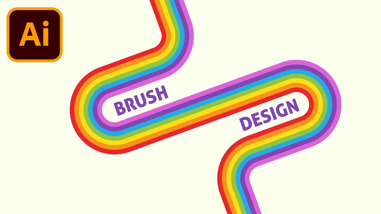 How To Create A Rainbow Art Brush In Adobe Illustrator
