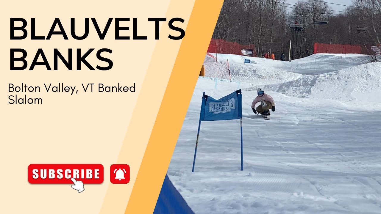 Blauvelts Banks Banked Slalom Snowskate Trip | Bolton Valley, VT