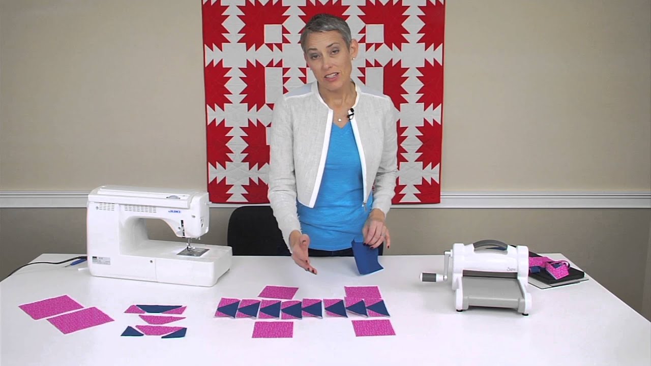 From the Sizzix Quilting Workshop: Quilting with the Sizzix Geese Crossing Die