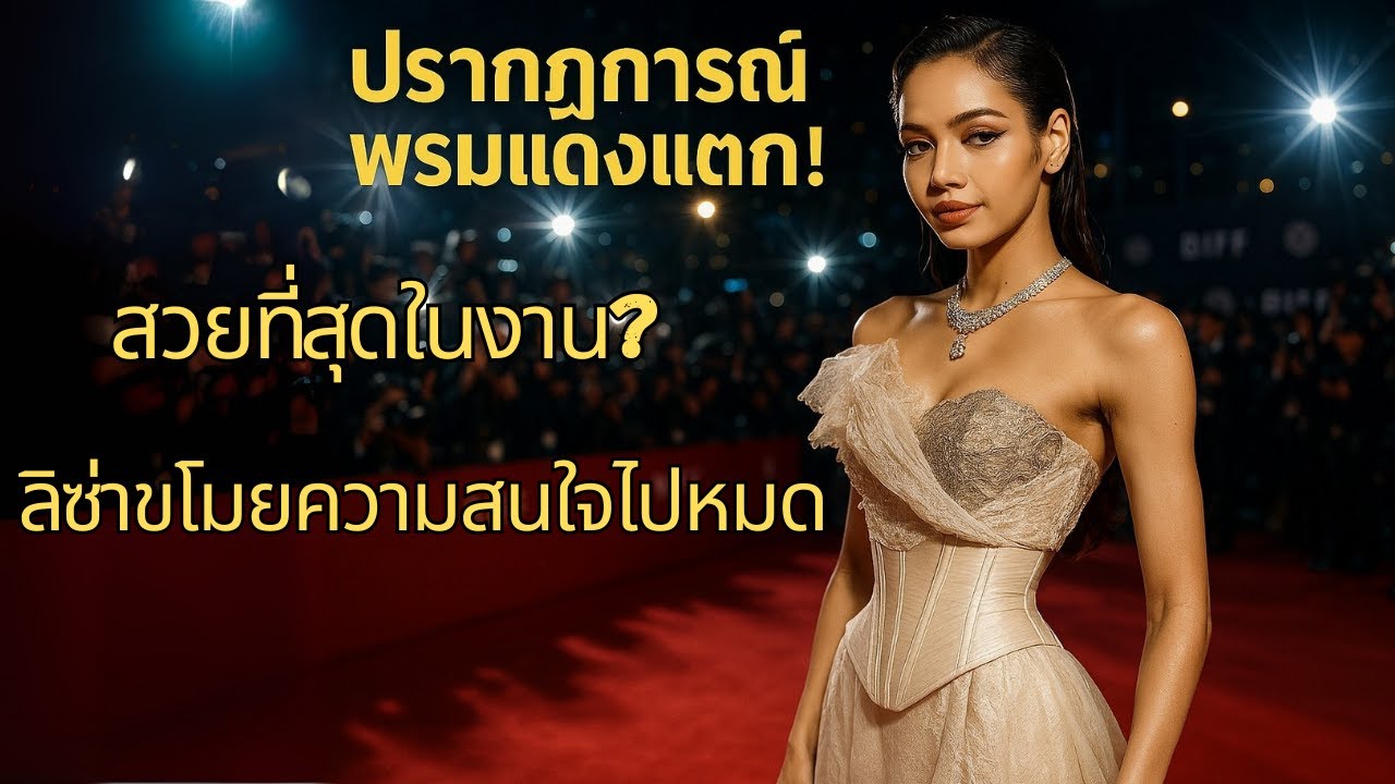 ลิซ่าช็อกโลก! ปรากฏการณ์พรมแดงปูซานแตก สื่อเกาหลีอึ้ง เนติเซนกลับลำอวยยศ The Best Dressed แห่งปี!