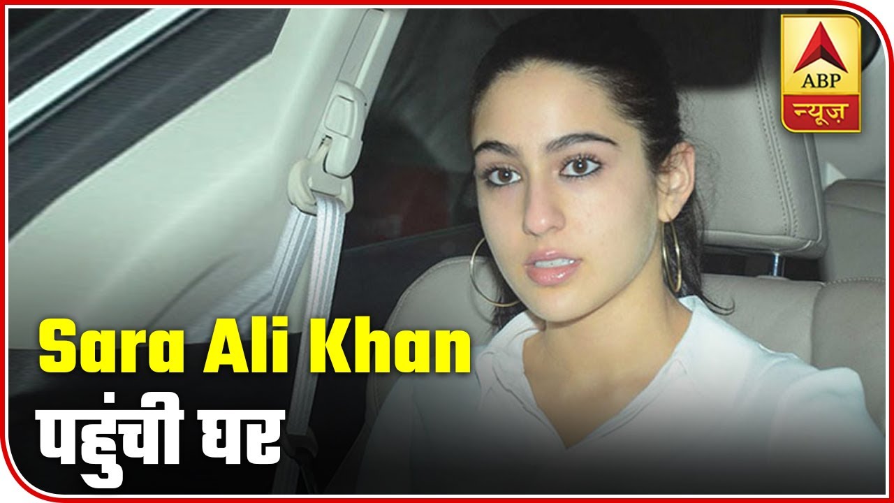 Sara Ali Khan Reaches Her Residence In Mumbai With Family | ABP News