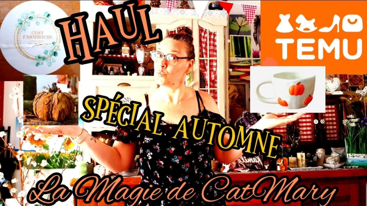 🍁🦊HAUL SPÉCIAL AUTOMNE 🍂🦉 Cozy FARMHOUSE et Temu 🎃#haul #unboxing #shopping #temu #cosyfarmhouse