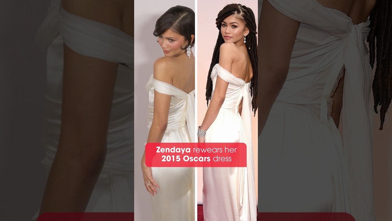 Zendaya stuns in white at &ldquo;The Drama&rdquo; premiere last night, rewearing her 2015 Oscars look!💞