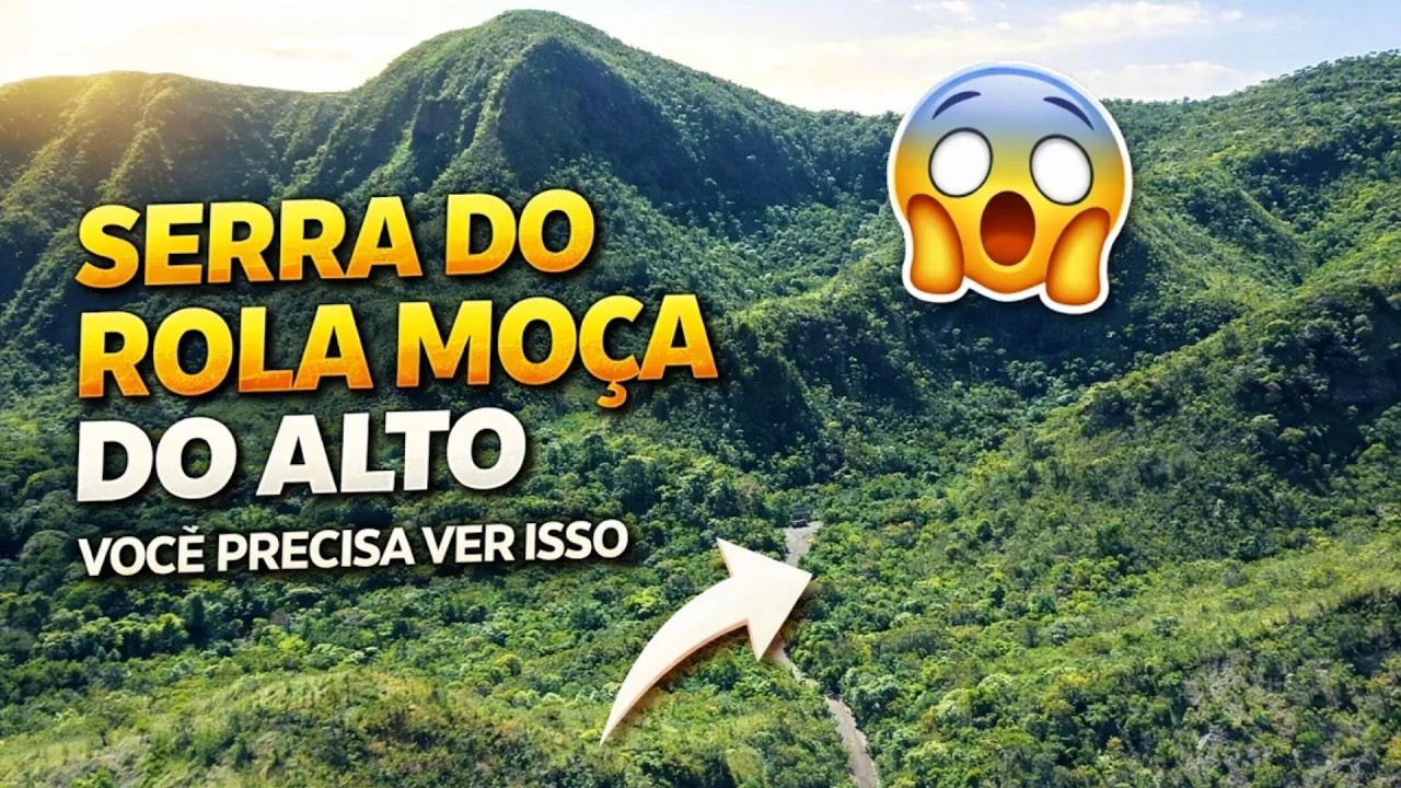Serra do Rola Moça Vista do Céu | Drone 4K no Paraíso de Minas Gerais