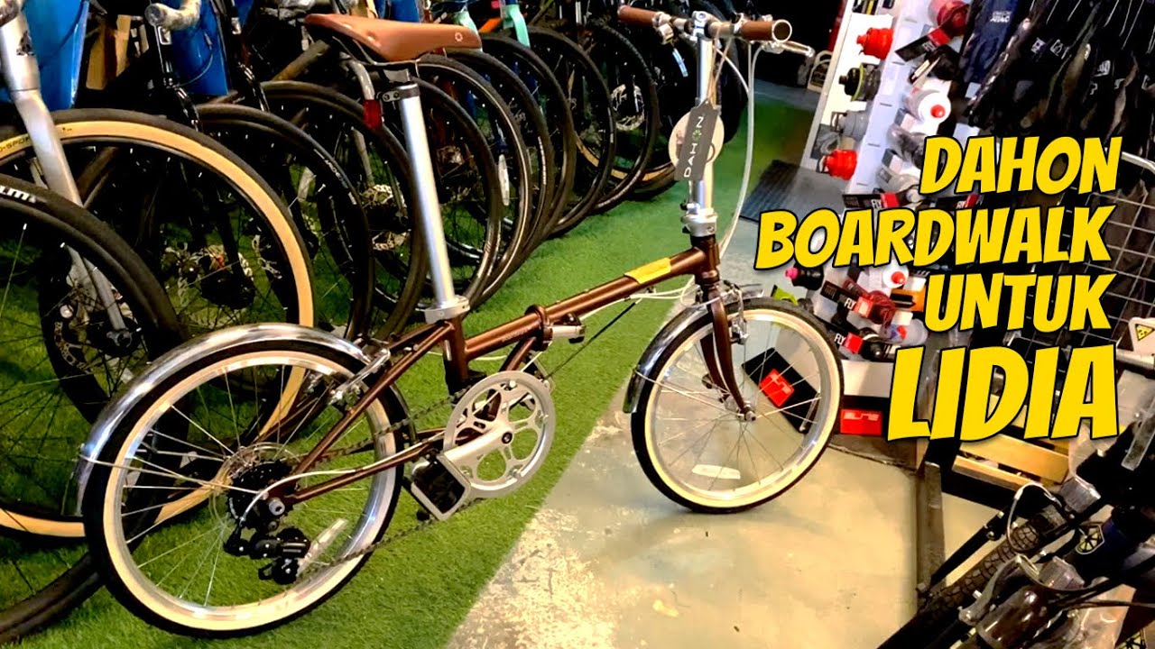 CUCI MATA CUCI POKET DI BBM CYCLES | SYURGA CYCLIST | BELI DAHON BOARDWALK D7 UNTUK ISTERI TERCINTA