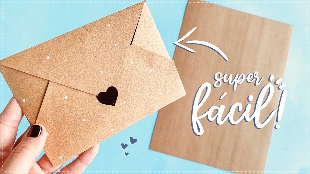 COMO FAZER O ENVELOPE DE PAPEL MAIS FÁCIL DO MUNDO!