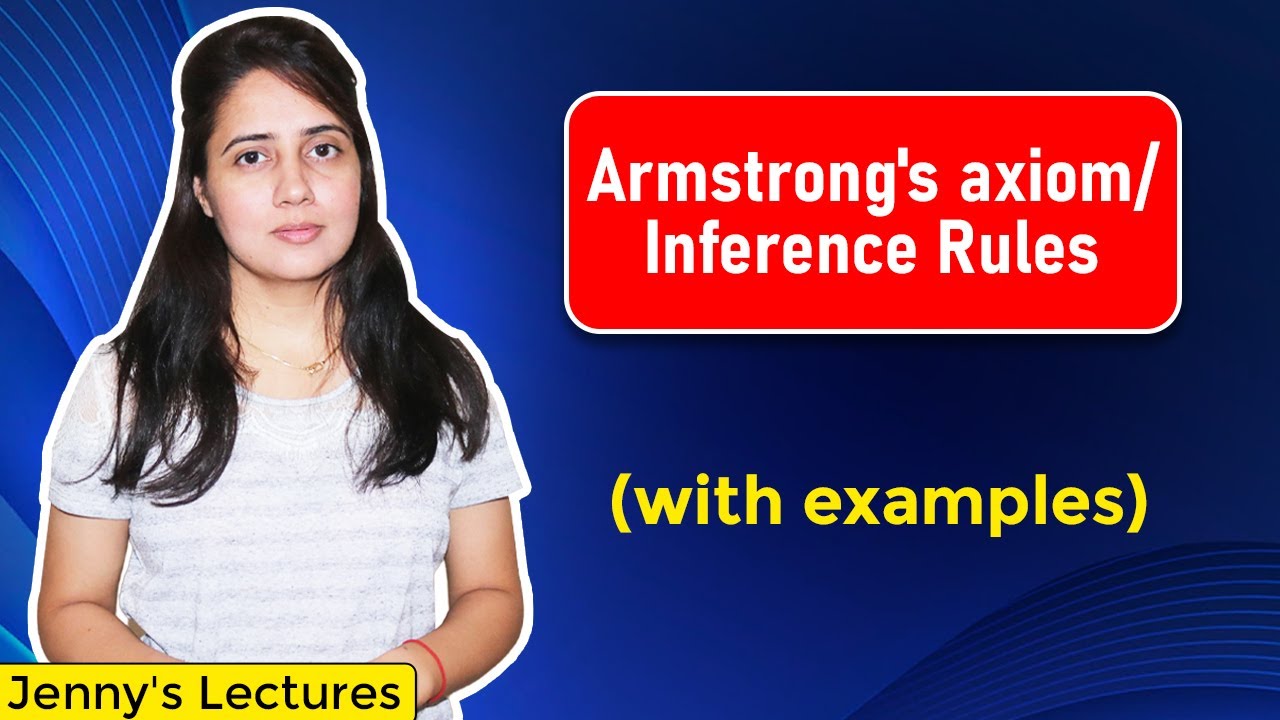Lec 5: Armstrong's axioms in DBMS | Inference rules of Functional Dependency