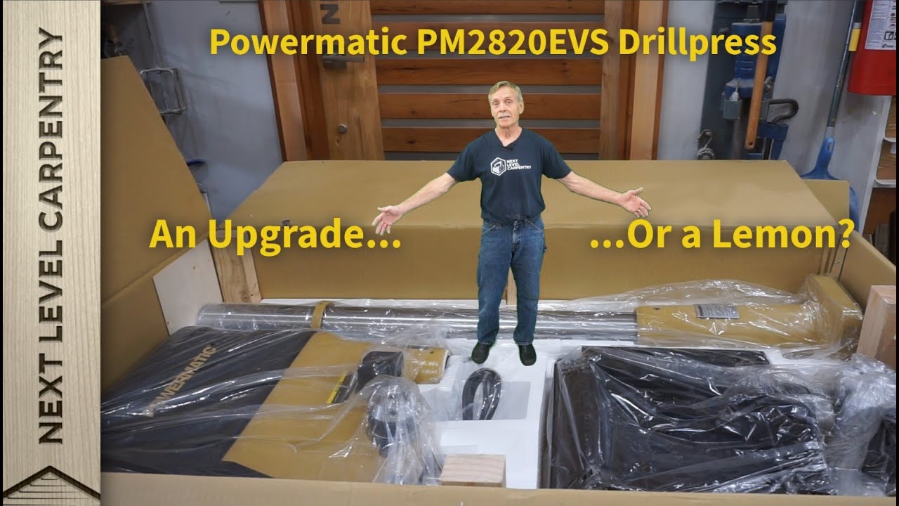 Powermatic PM2820EVS Drillpress Unboxing & Assembly