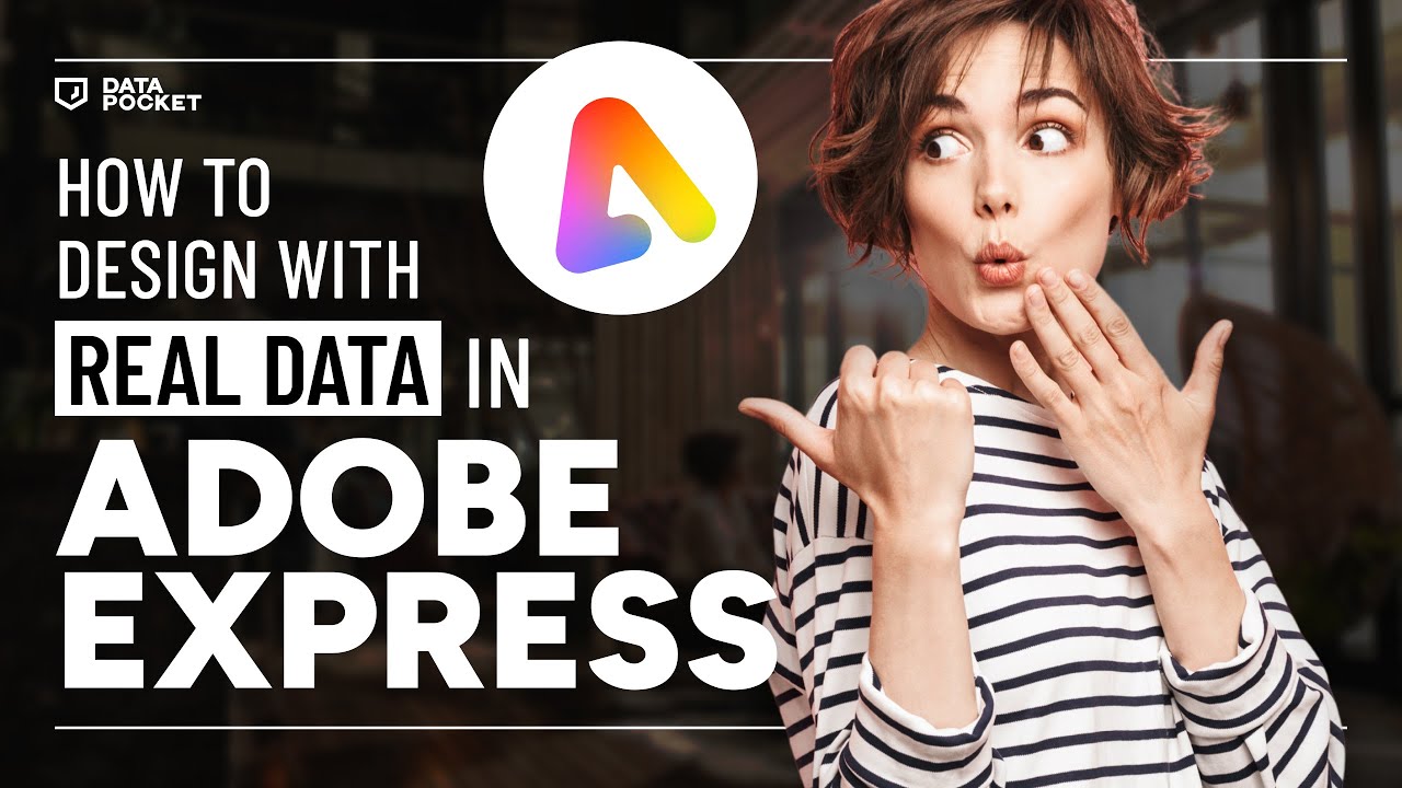 How to design with real data in Adobe Express | Automate content creation with this add-on