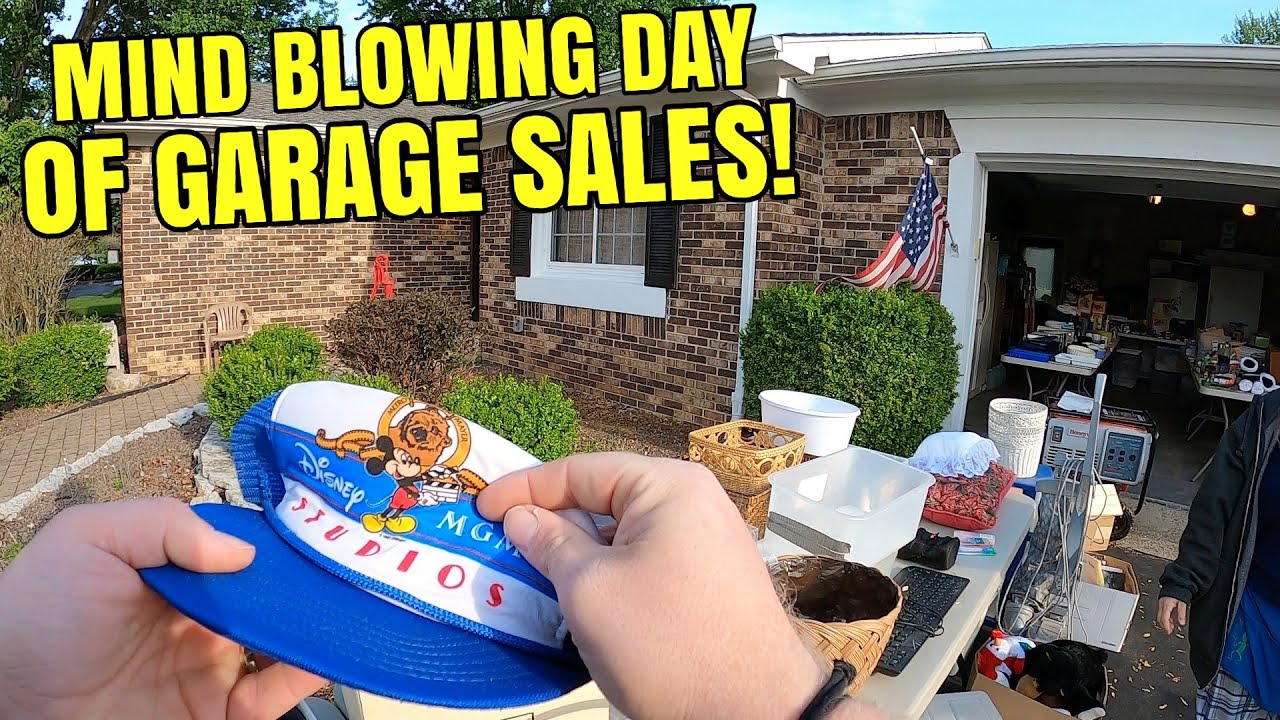 AMAZING GARAGE SALE DAY CAUGHT ON CAMERA!