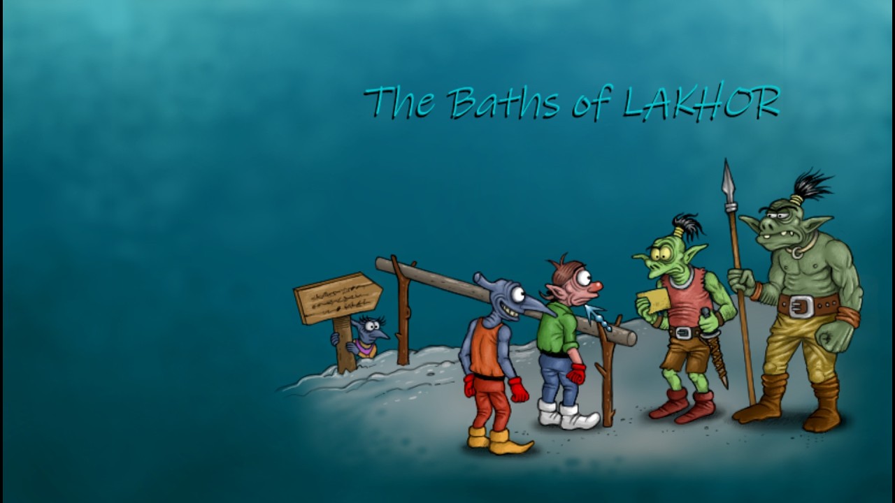Gobliins 6 walkthrough Level 9 [Les Thermes de Lakhor/The termal baths of Lakhor] (no commentary)