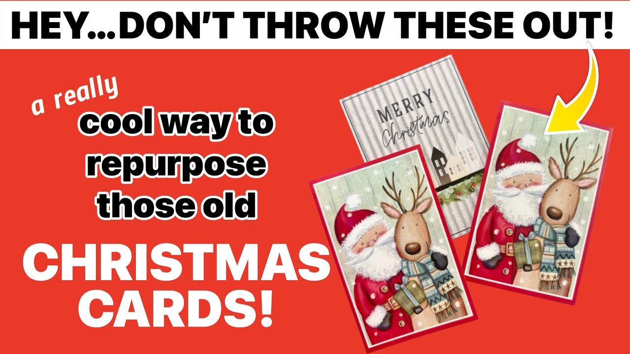 Дайте рождественским открыткам 2025 года новую жизнь! Быстрая и простая идея!!