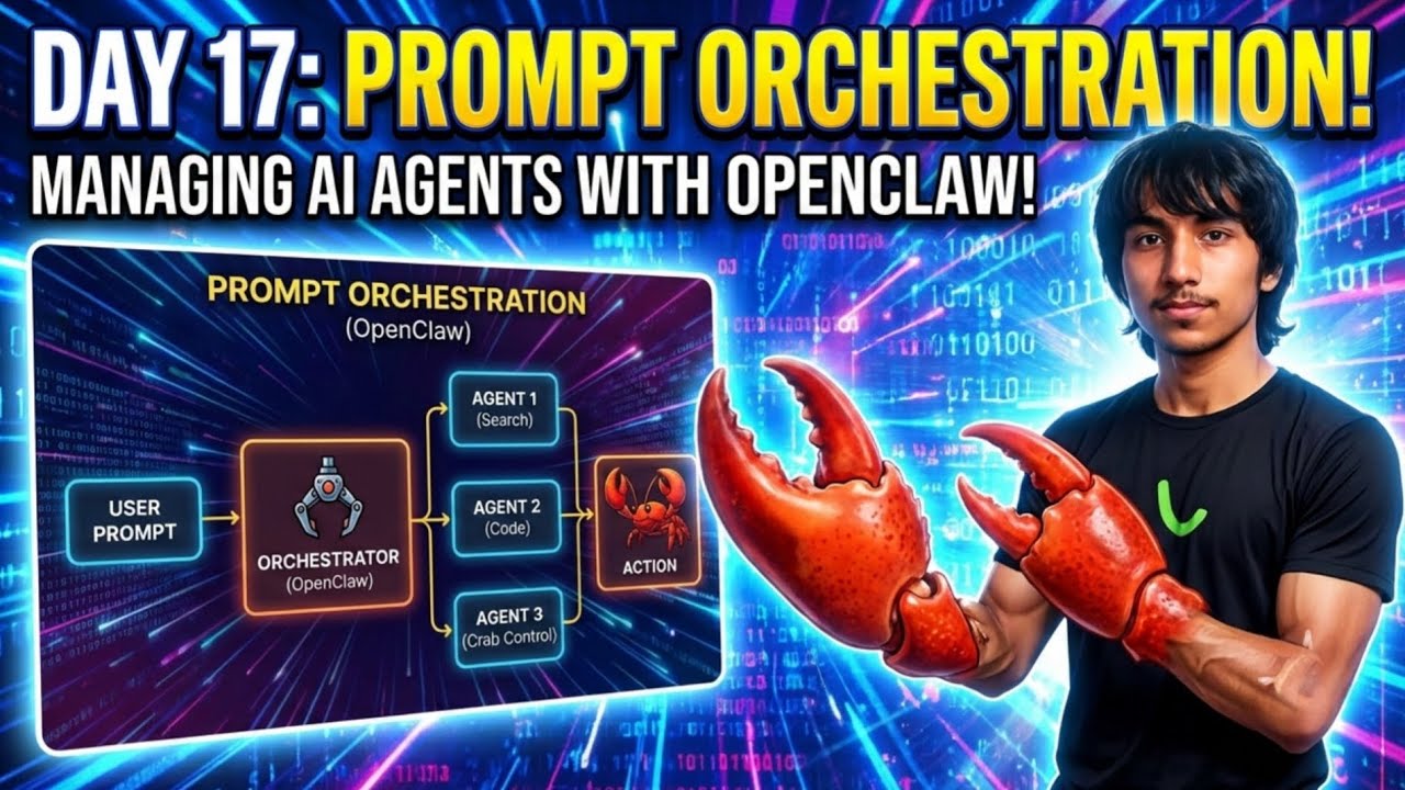 Prompt Orchestration Explained How AI Agents and OpenClaw Actually Work | Day 17/30 | Day 48/365