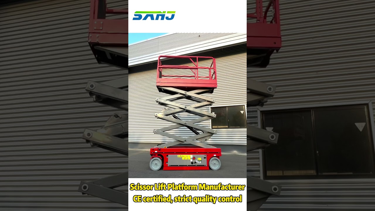 Scissor Lift Platform For Aerial Work Maintenance #scissorlift  #aerialworkplatform
