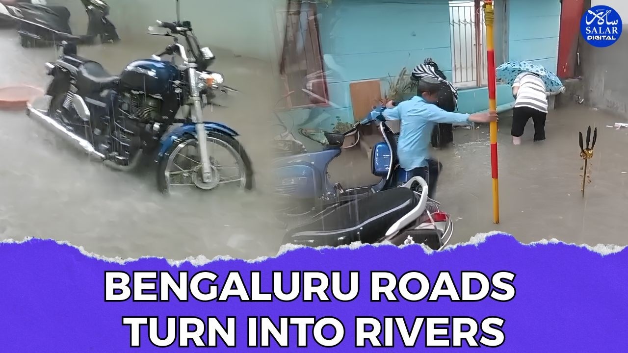 Heavy Rain Causes Waterlogging Across Several Areas in Bengaluru